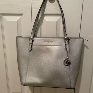 Silver Michael Kors handbag